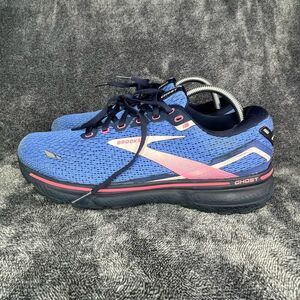 Brooks Ghost 15 Running Shoes / Blue - Peacoat - Pink / SZ 11